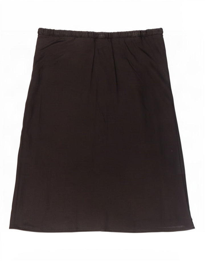 Topshop Dame A-Line Nederdel UK 12 Medium W30 Sort Viscose