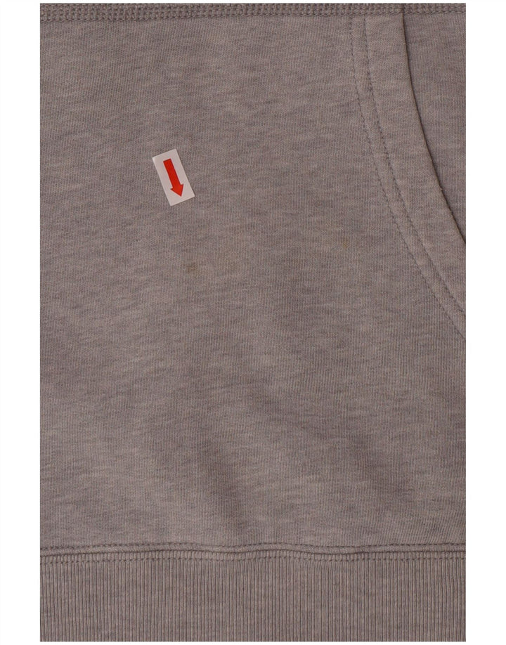 DIESEL Mens Hoodie Jumper Medium Grey Cotton