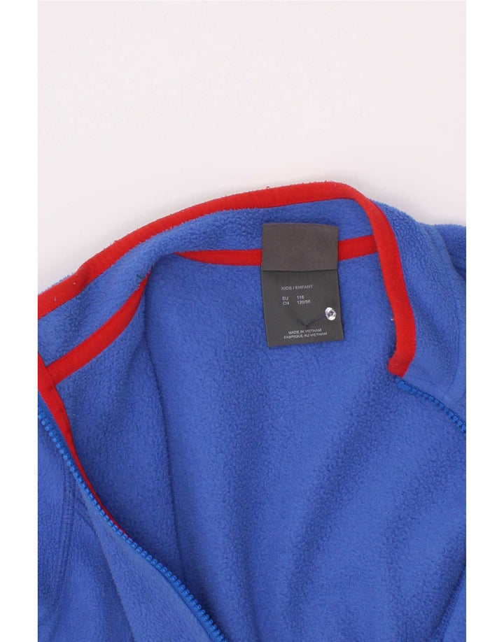 Jack Wolfskin Boys Liner Fleecejakke 5-6 År Blå Polyester