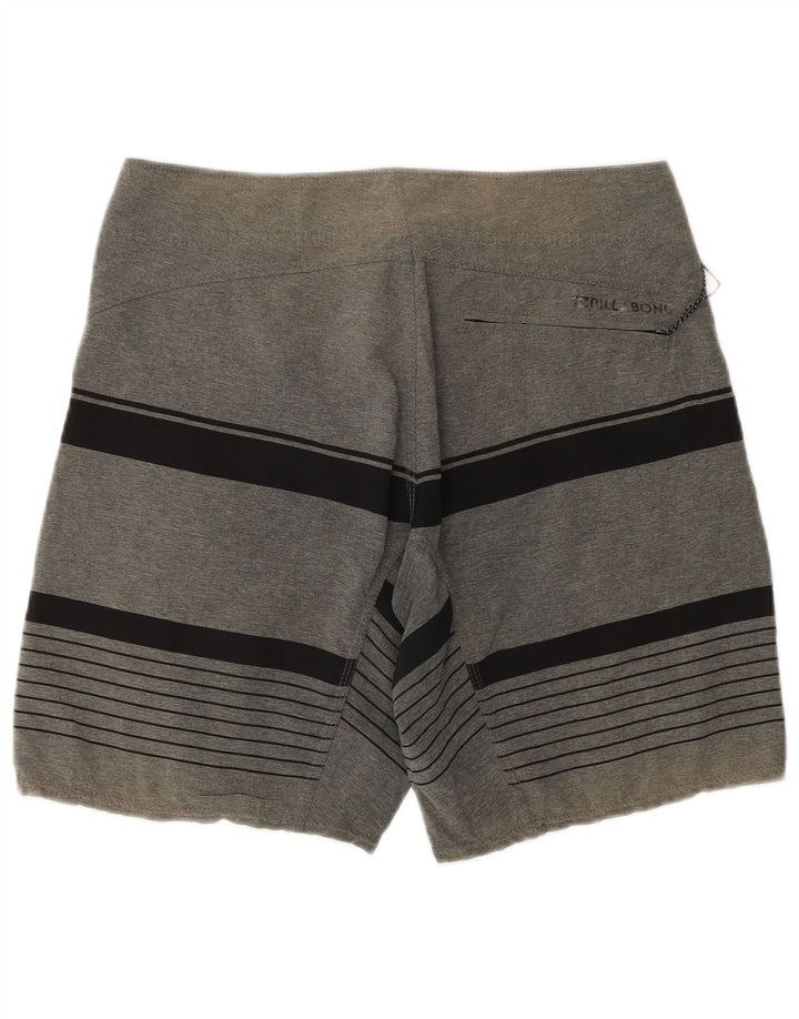 Billabong Badeshorts til mænd mellem grå stribet polyester
