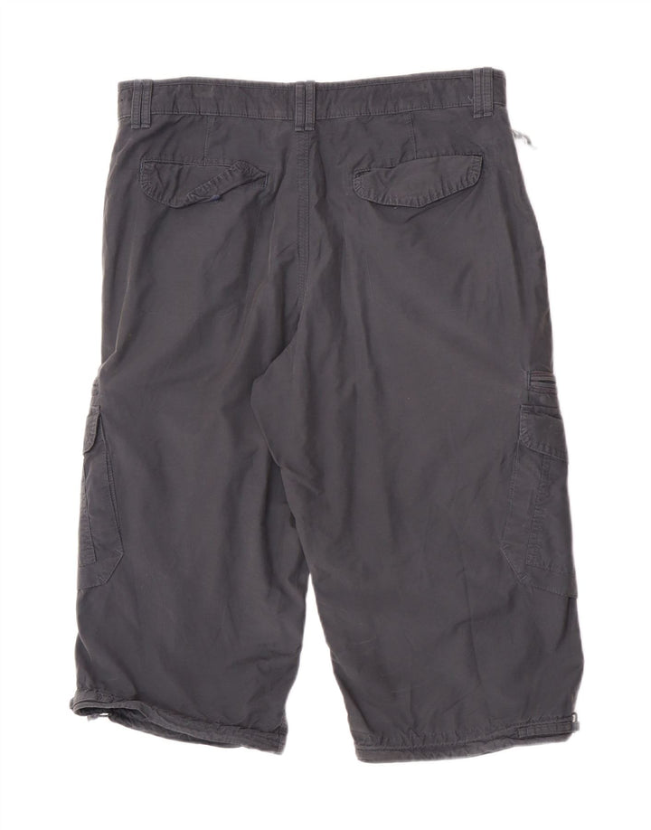 Marks & Spencer Herre Blue Harbor Cargo Bermuda Shorts W34 Large Grå