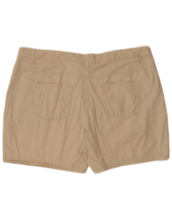Mountain Warehouse Womens Regular Chino Shorts UK 18 XL W38 Beige Bomuld