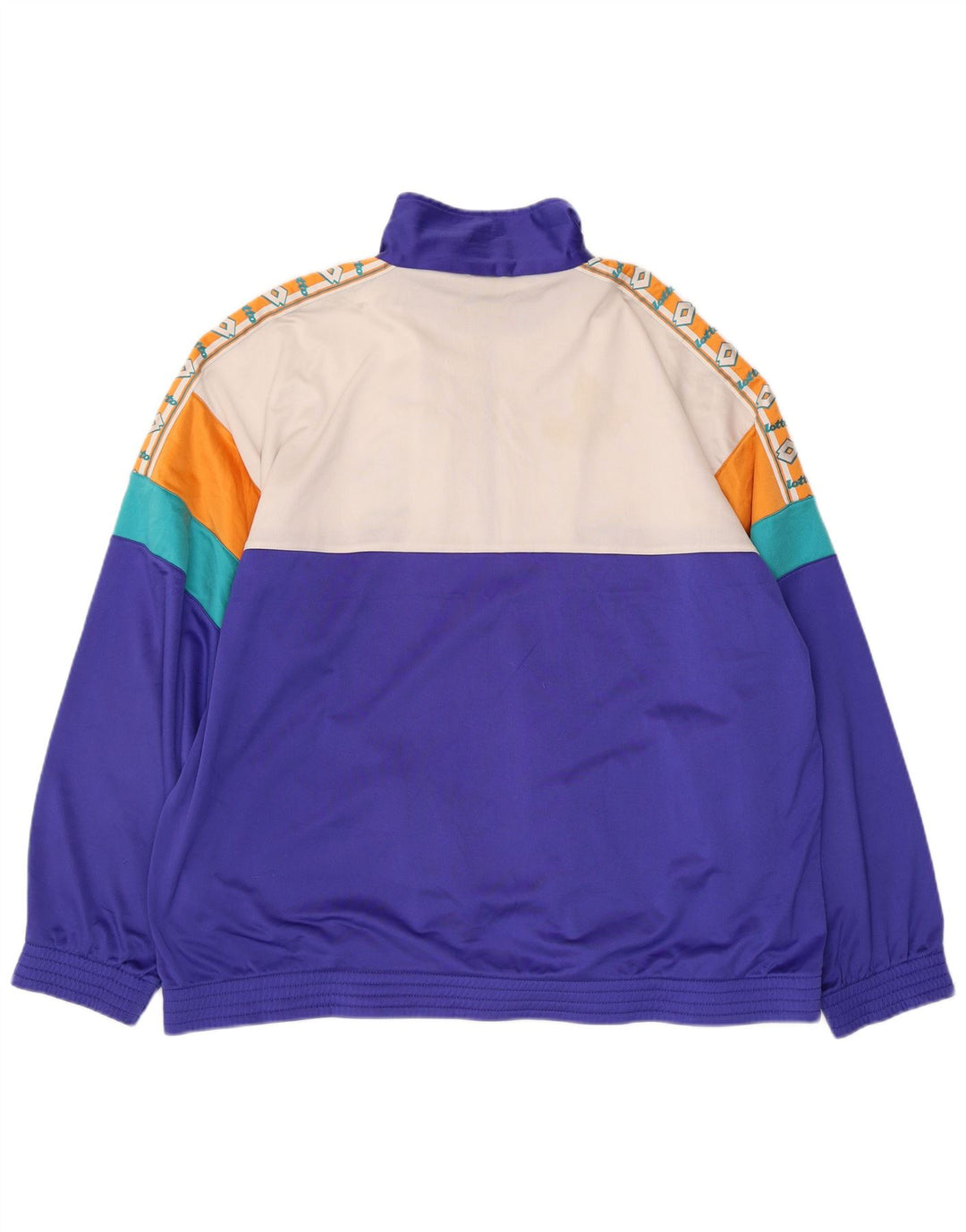 Lotto Herre grafisk træningsdragt Topjakke 2XL Lilla Colourblock