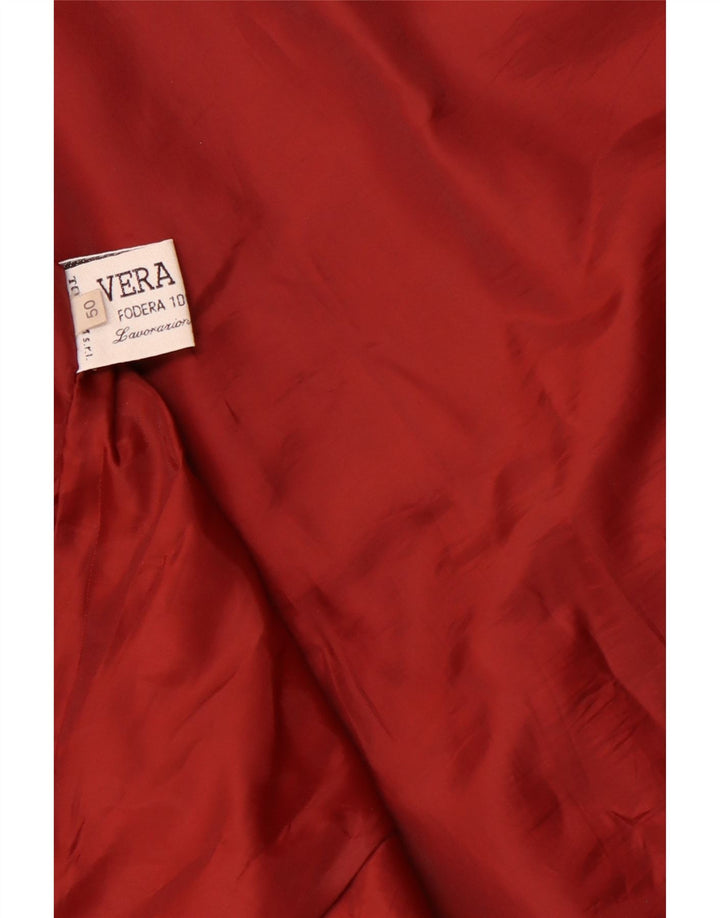 Bata Dame Læderjakke IT 50 XL Burgundy Læder
