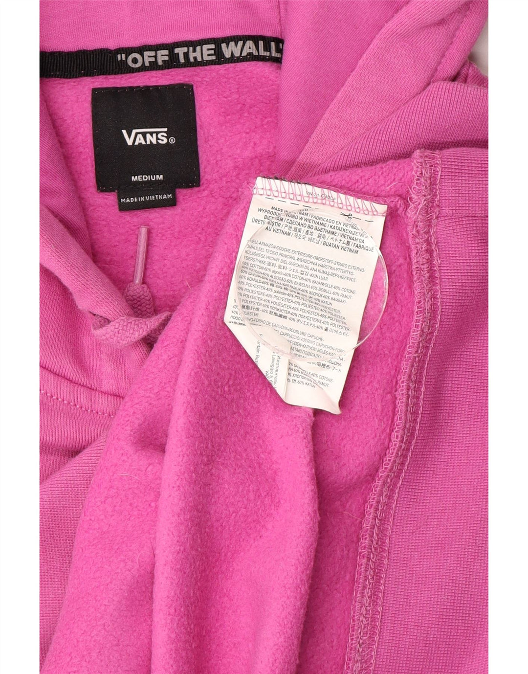 Vans Herre hættetrøje Jumper Medium Pink Bomuld
