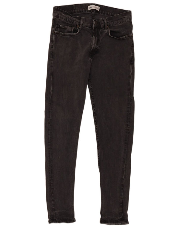 Zara Herre Skinny Jeans EU 42 Large W32 L30 Grå