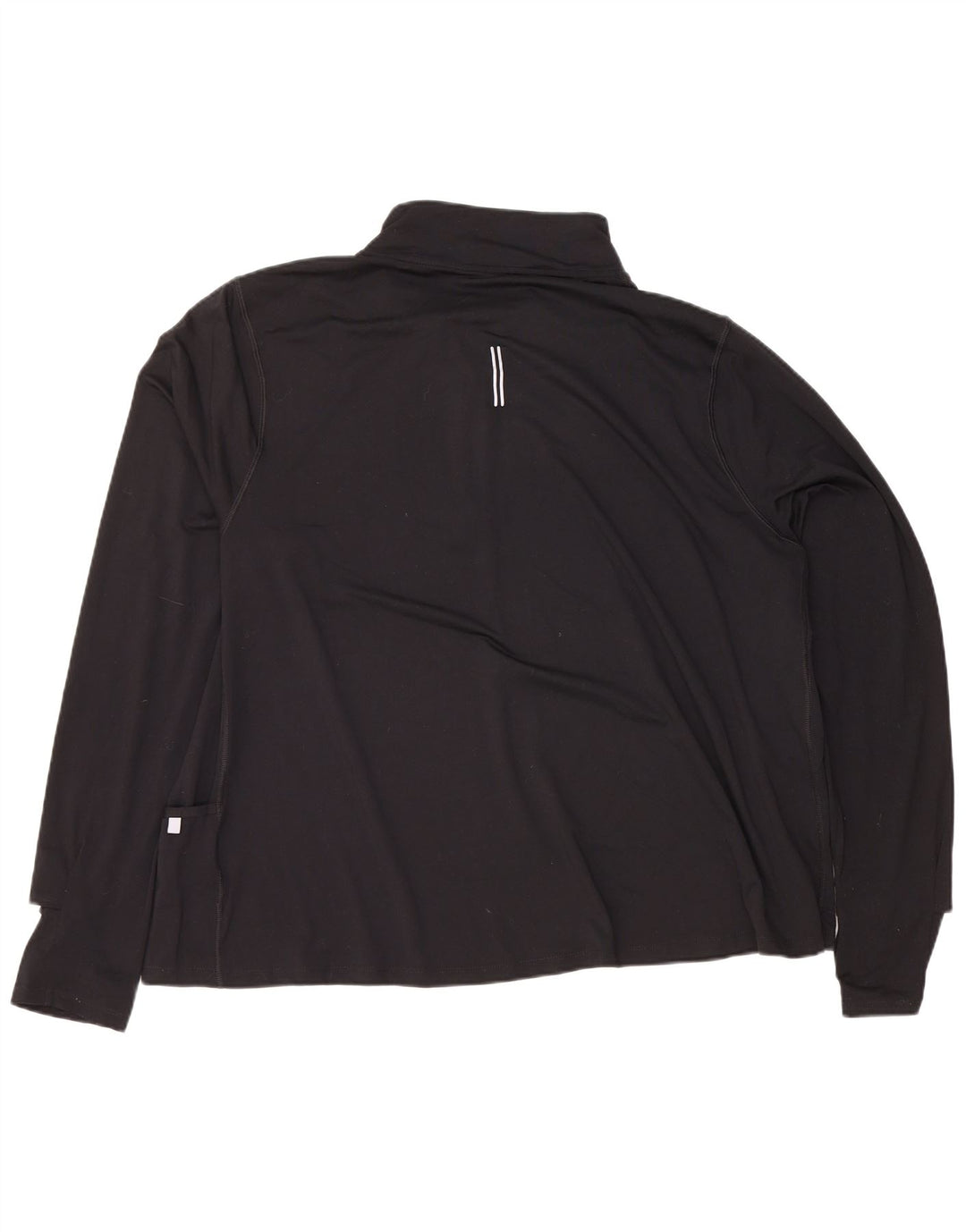 Nike Herre Running Zip Neck Top Langærmet 2XL Sort Polyester