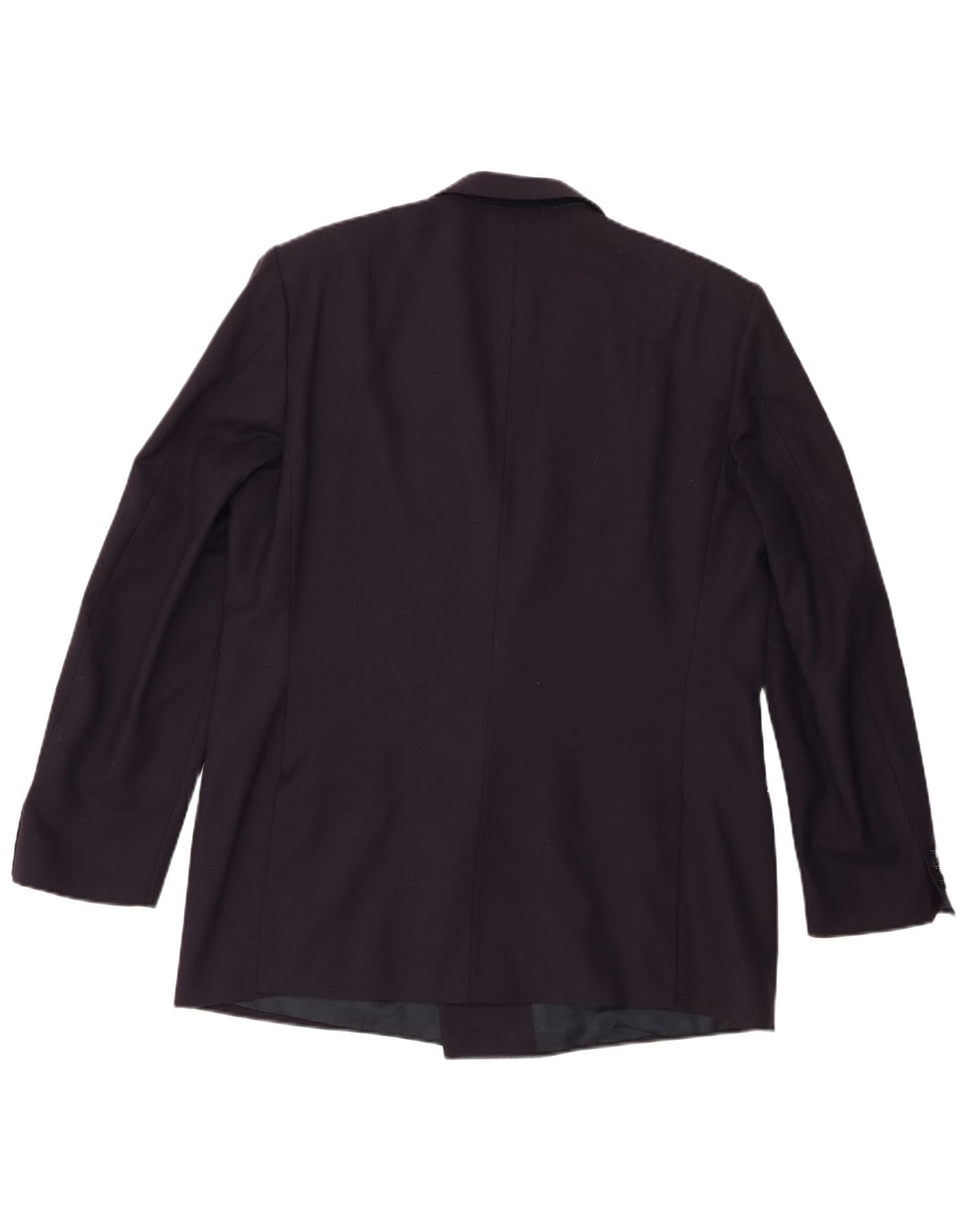 Lubiam Herre Dobbeltradet Blazerjakke IT 54 2XL Marineblå Virgin Wool