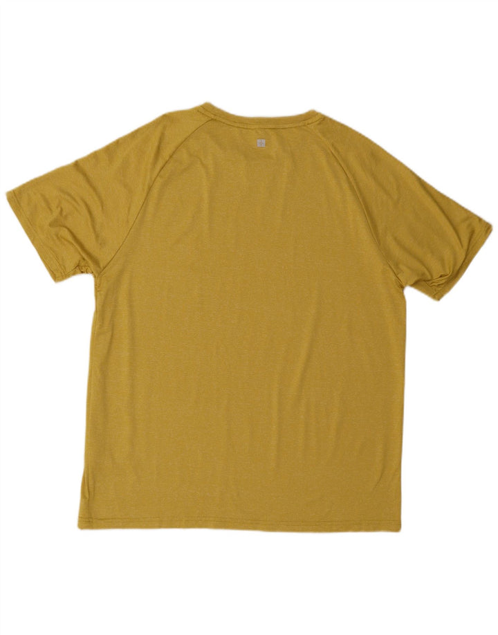 Mountain Warehouse Herre IsoCool T-Shirt Top Stor Gul Polyester