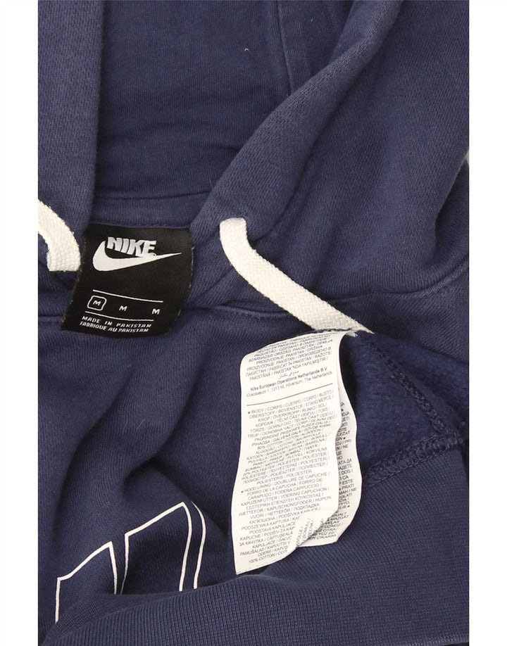 Nike grafisk hættetrøje til mænd Medium marineblå bomuld