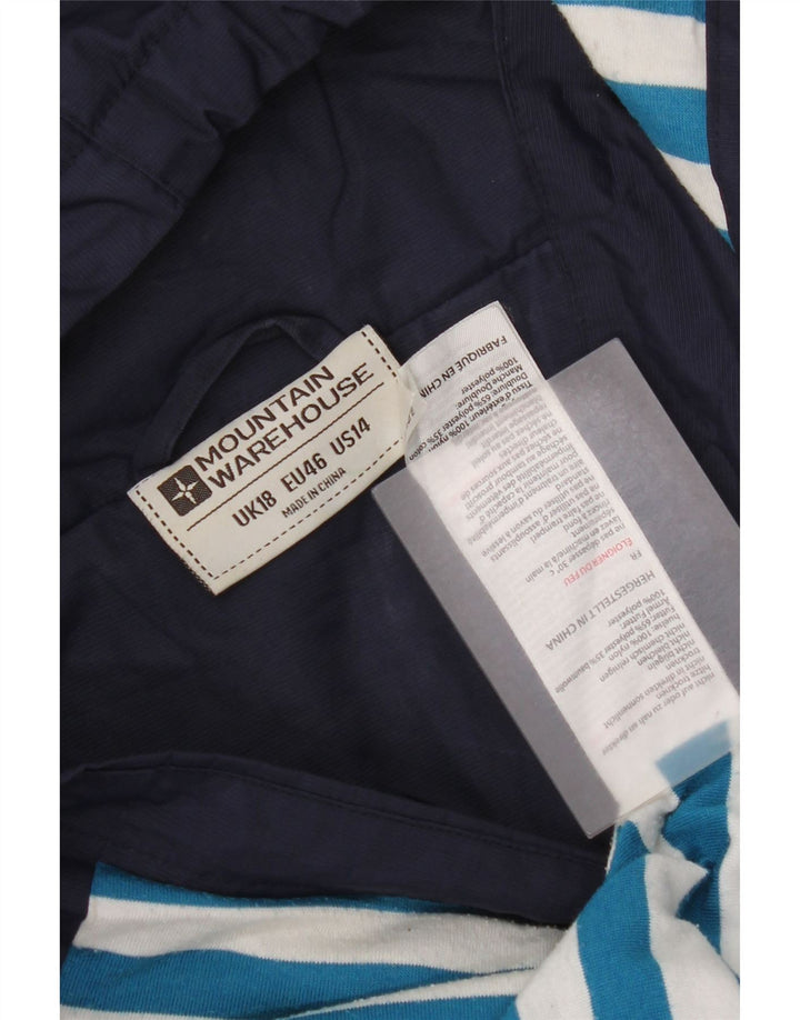 Mountain Warehouse Dame Hætte Oversized Regnfrakke UK 18 XL Navy Blue