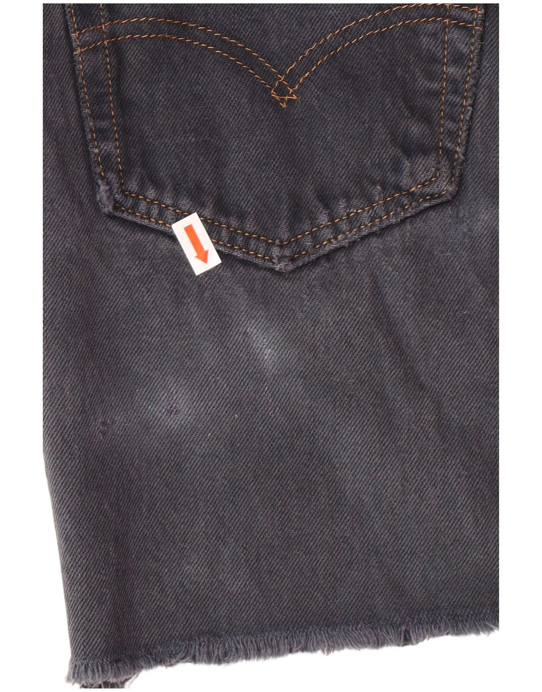 LEVI'S Dame Denim Nederdel W28 Medium Grey