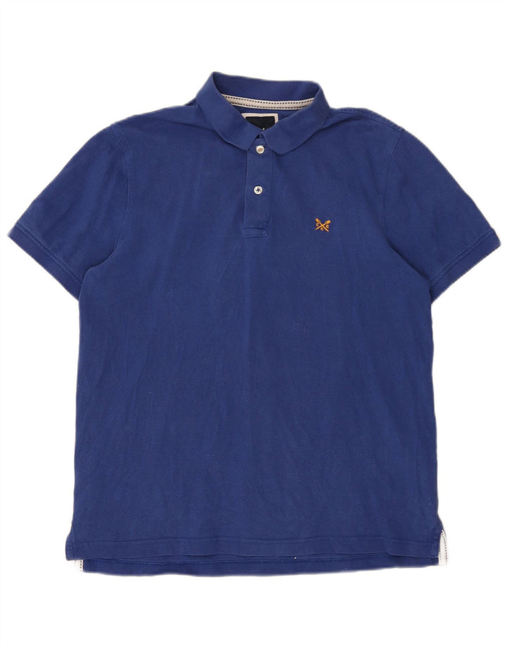 Besætningstøj Herre poloshirt Stor blå bomuld