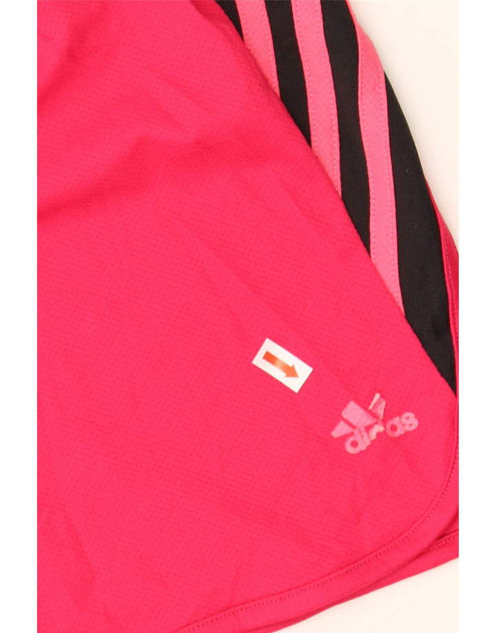 ADIDAS Womens Sport Shorts UK 4/6 XS  Pink Polyester Vintage Adidas and Second-Hand Adidas from Messina Hembry 