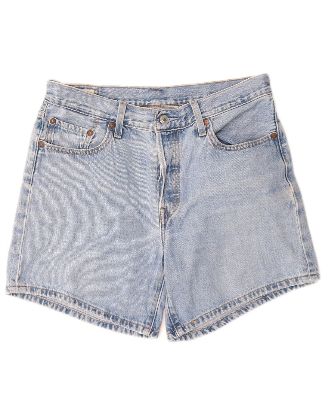 Levi's denimshorts til kvinder W28 mellemblå bomuld