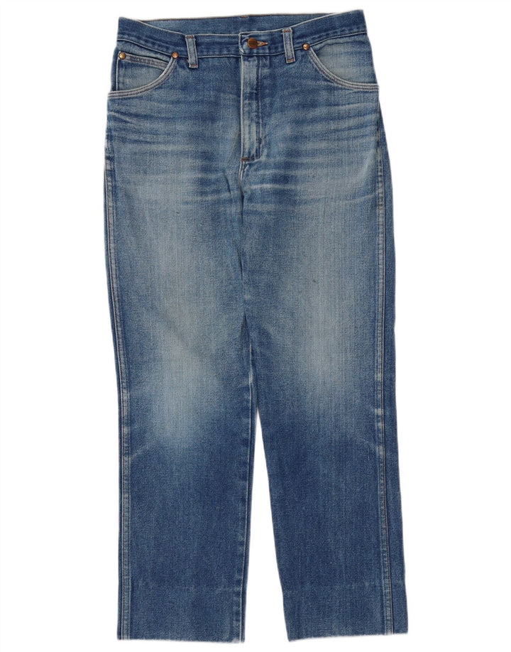 Wrangler Straight Jeans til mænd W32 L27 blå bomuld
