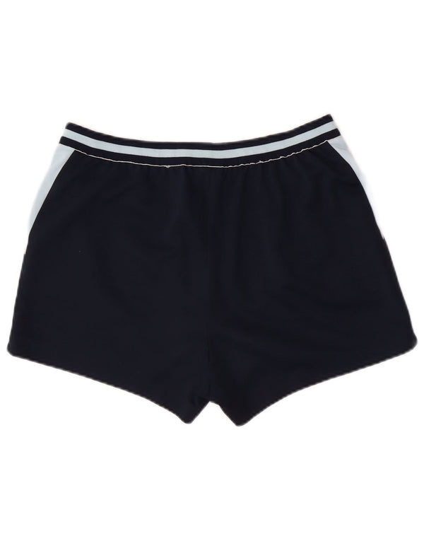 Vintage Chino Shorts til mænd IT 50 Large W32 Navy Blue Polyester
