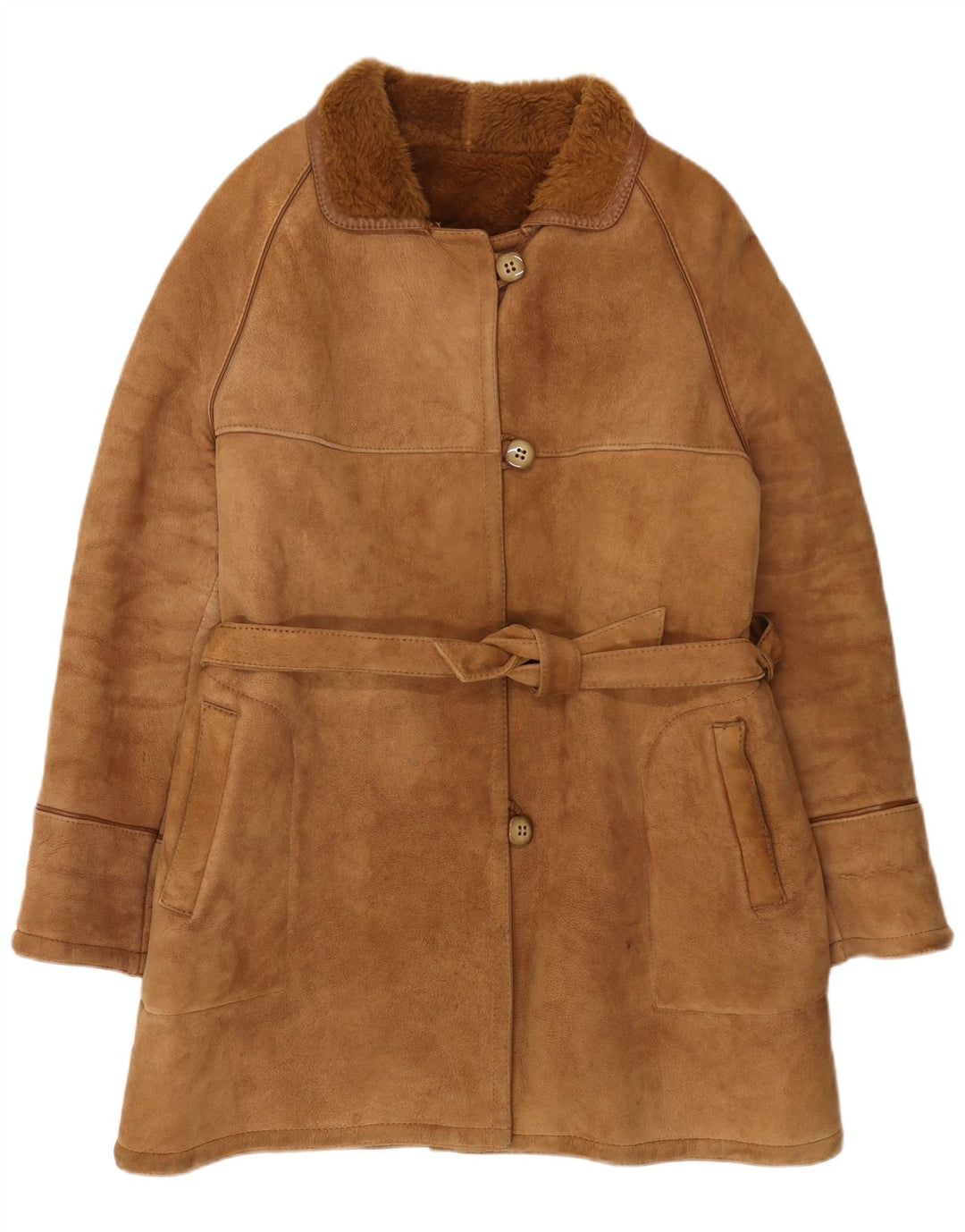 Everest Shearling Coat til kvinder IT 50 XL Beige