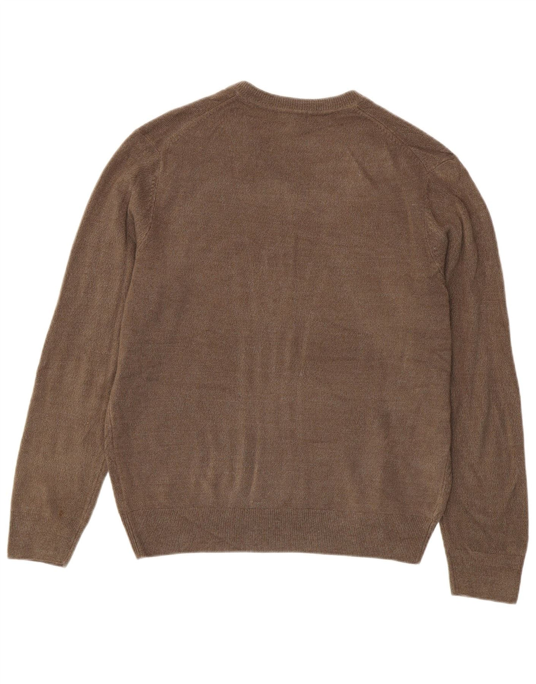 Dockers Herre V-hals sweater Stor brun akryl