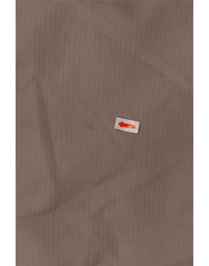 HOLLISTER Herre hættepolstret jakke UK 40 Large Grå Polyester