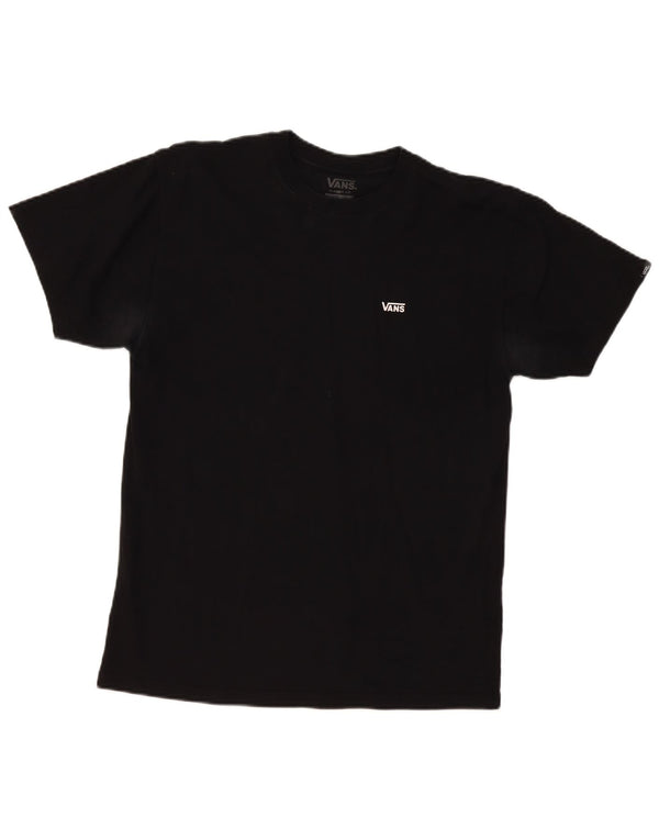 Vans Herre Classic Fit T-Shirt Top Medium Sort Bomuld