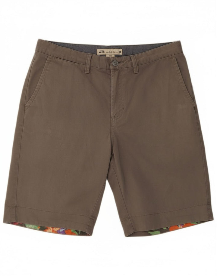 Vans Herre Chino Shorts W34 Large Grå Bomuld