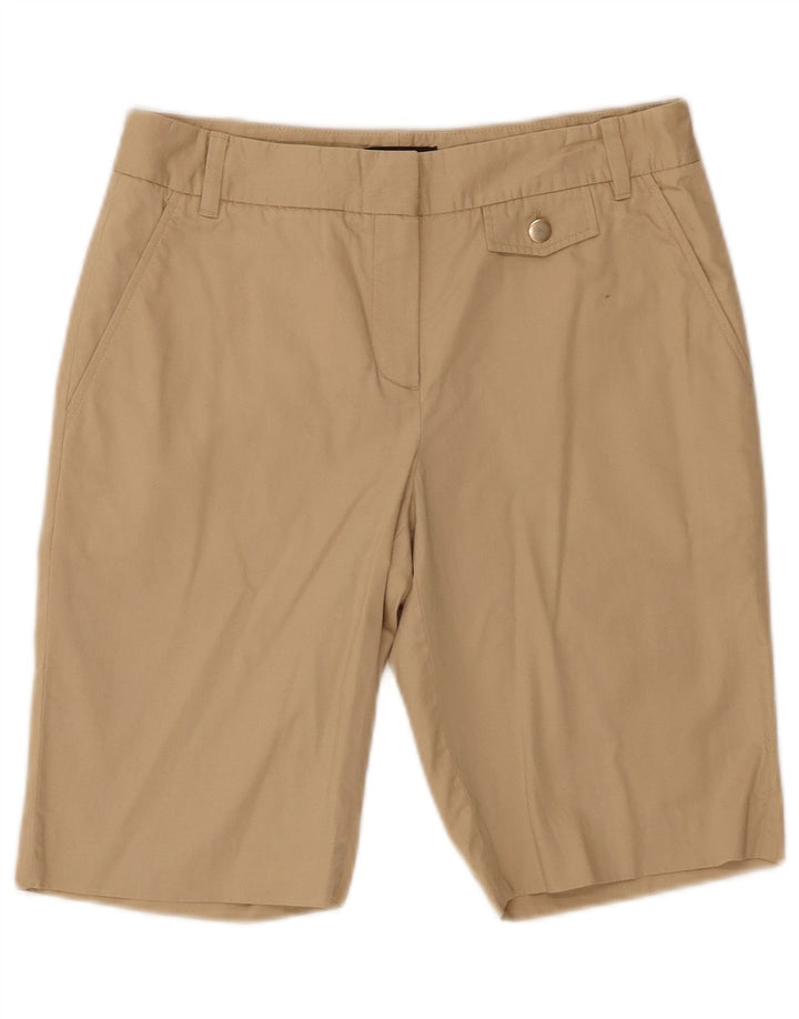 Massimo Dutti Chino Shorts til kvinder W26 Små beige bomuld