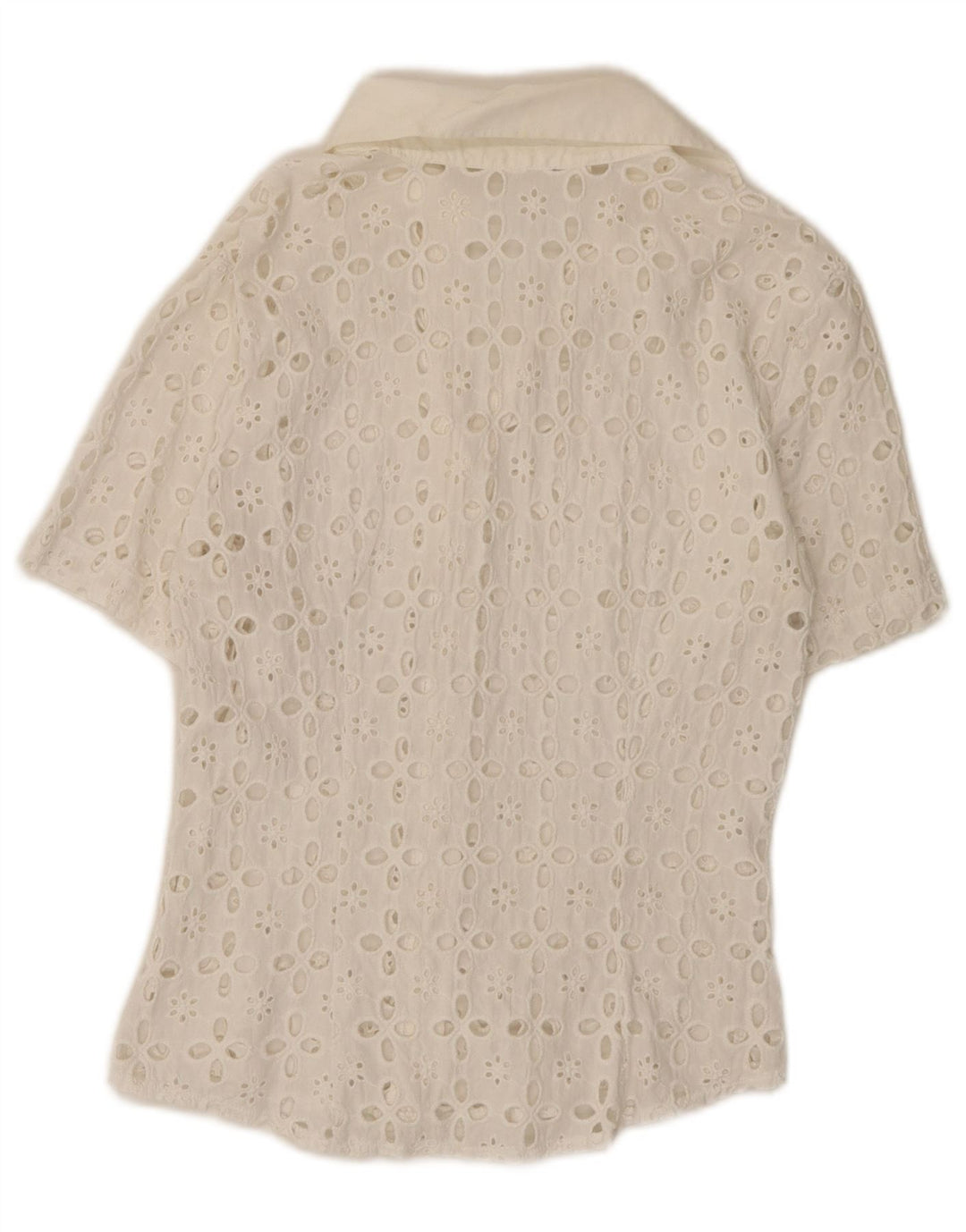 Naracamicie kortærmet skjorte til kvinder UK 12 Medium White Floral