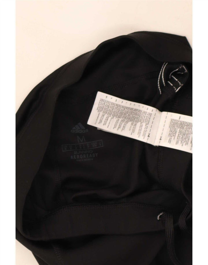 Adidas Aeroready Leggings til kvinder UK 12 Medium Sort Polyester