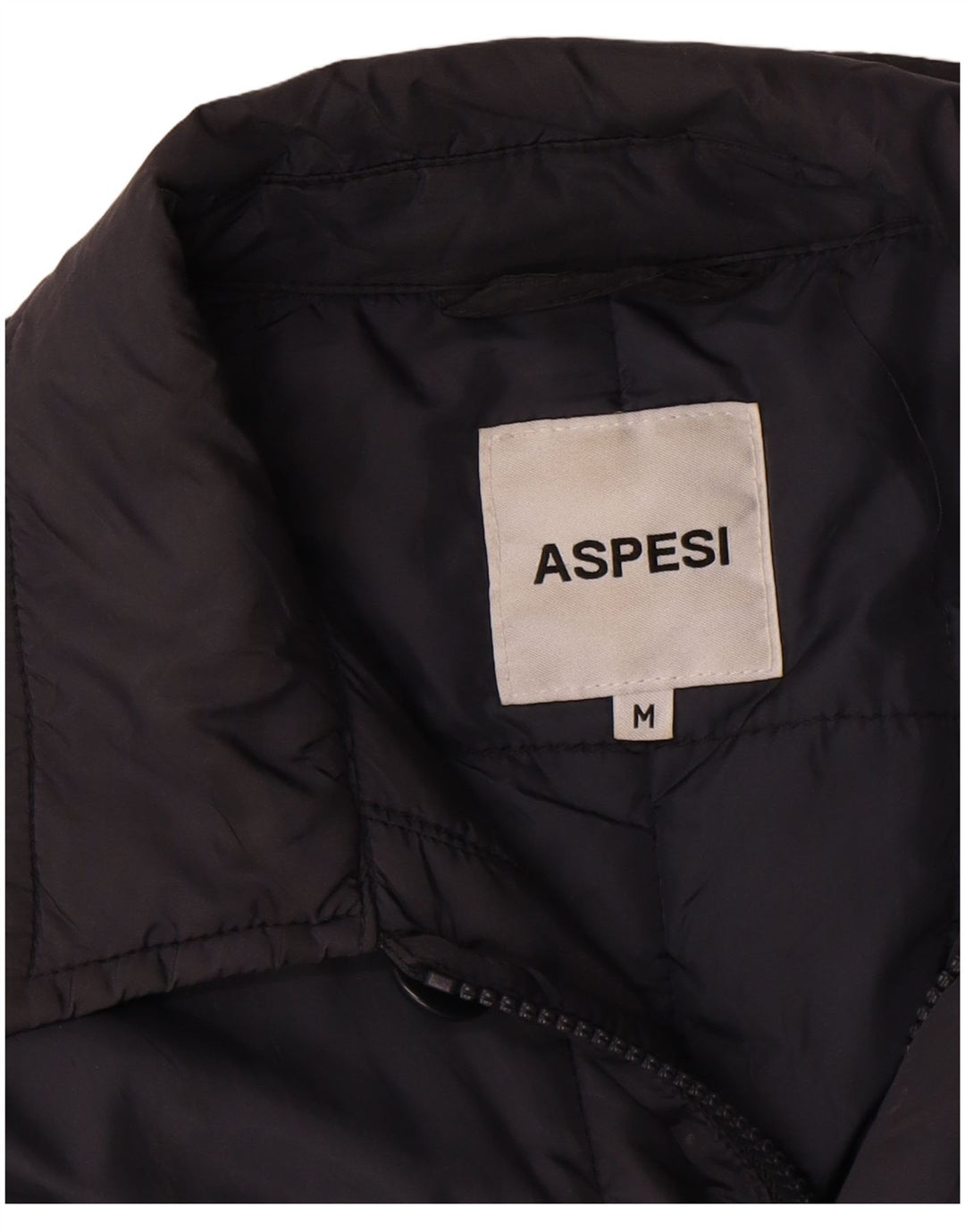 Aspesi Herre Utility Jacket UK 38 Medium Navy Blue Polyamide