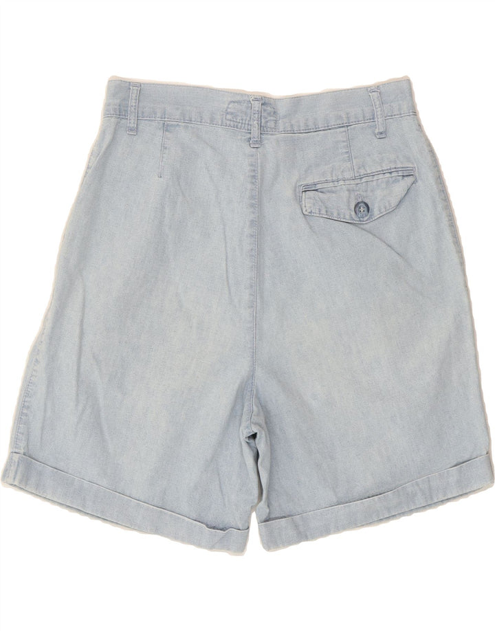CASUCCI Womens High Waist Chino Shorts W28 Medium  Blue Vintage Casucci and Second-Hand Casucci from Messina Hembry 