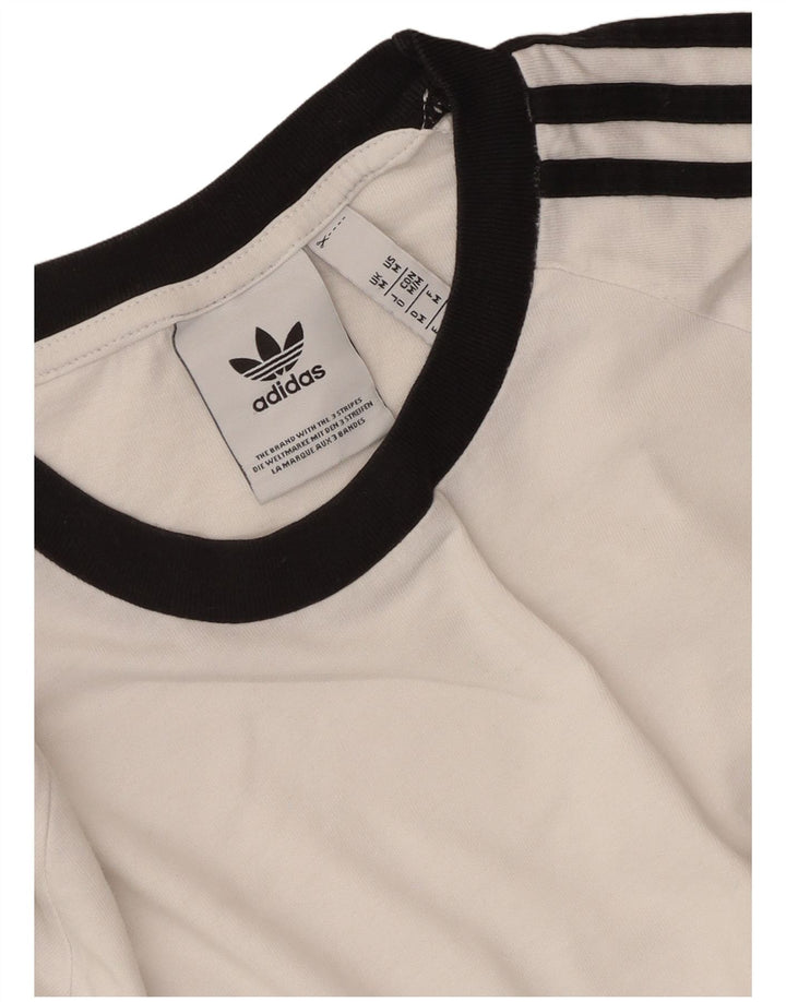 ADIDAS Herre T-Shirt Top Medium White