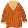 Vintage Herre Shearling Jacket UK 36 Small Brown Shearling