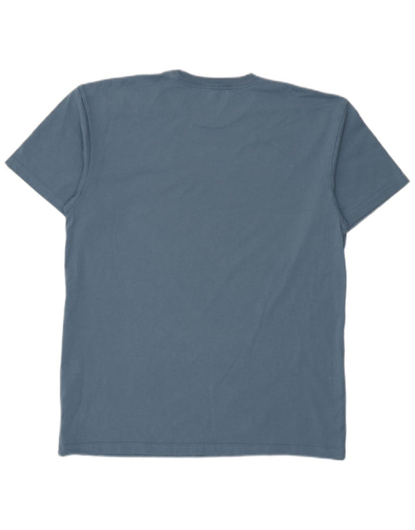 Carhartt Herre T-Shirt Top Medium Blå Bomuld