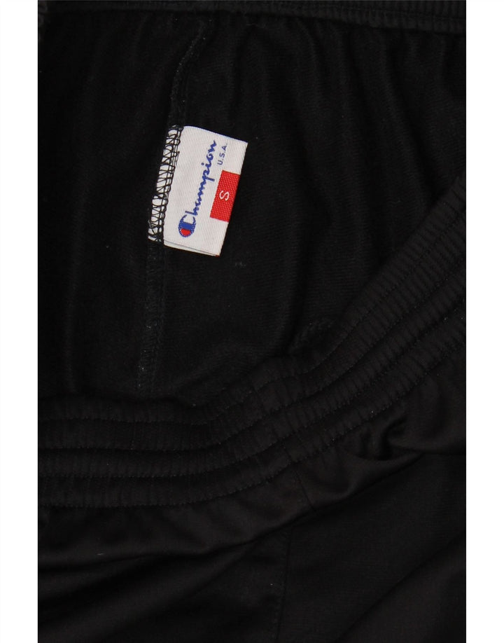 Champion Herre grafiske sportsshorts Small Black Colourblock Polyester