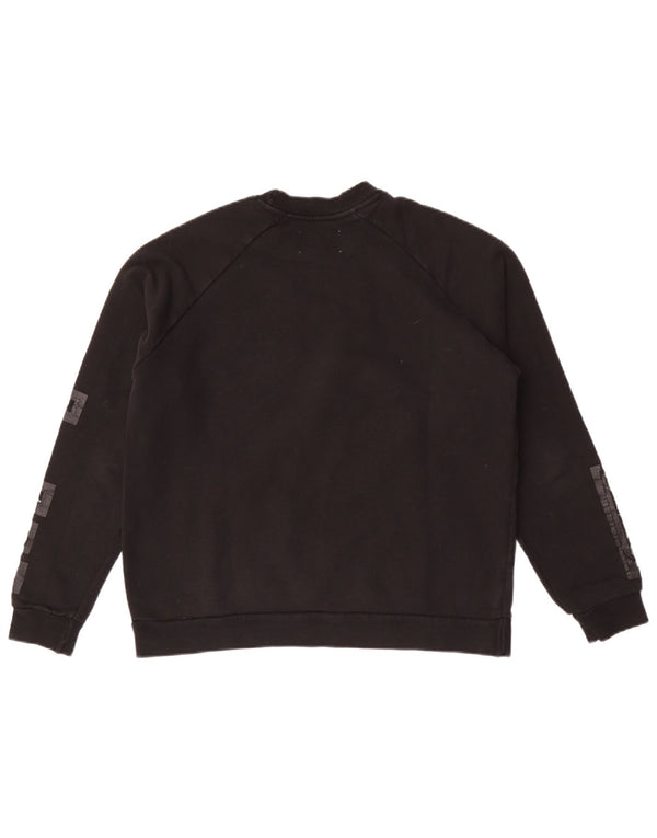Gaelle Dame Grafisk Sweatshirt Jumper UK 10 Lille Sort