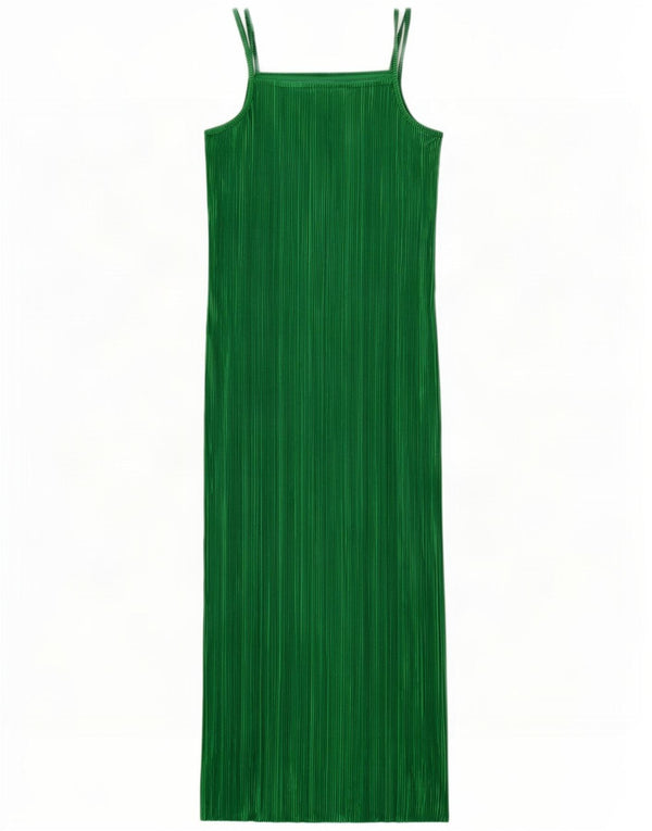 Urban Outfitters Dame ærmeløs Maxikjole UK 4 XS Grøn Polyester