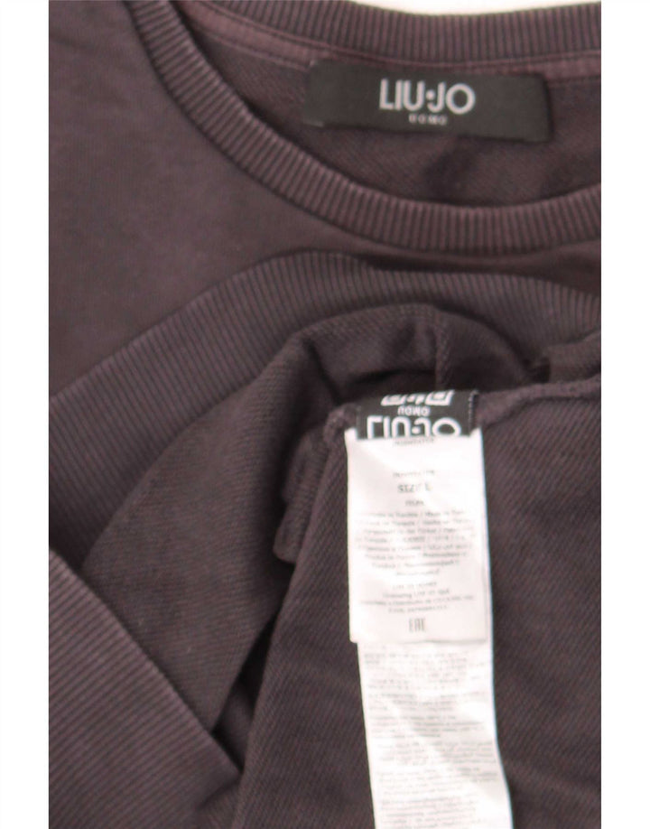 Liu Jo Herre Sweatshirt Jumper Stor Grå Bomuld