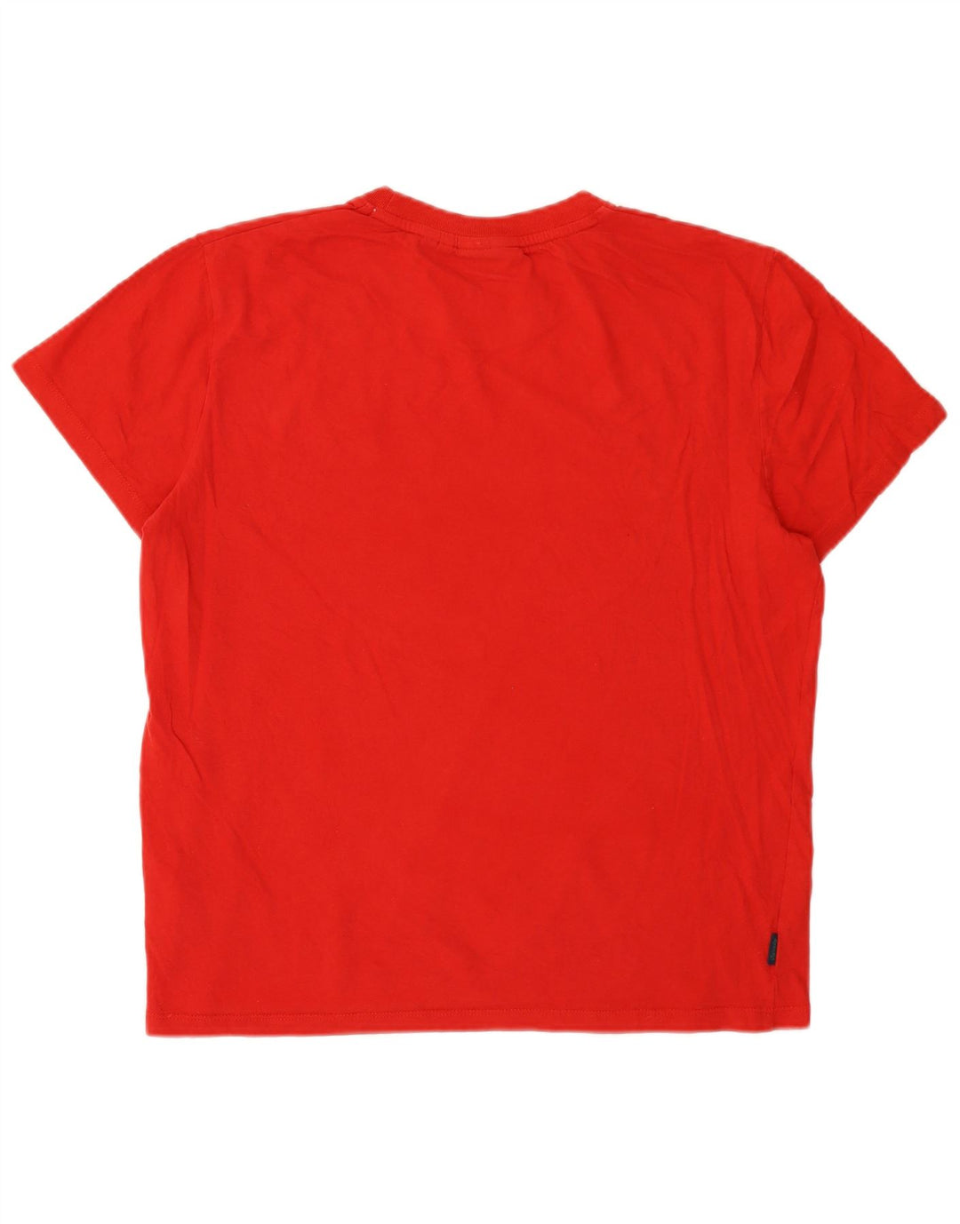 Superdry herre T-shirt top XL rød bomuld