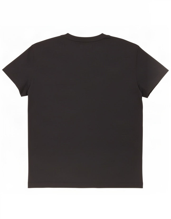 Energie Dame T-Shirt Top UK 14 Stor Sort Polyester