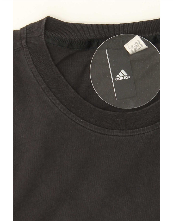 Adidas Herre T-Shirt Top Lille Sort