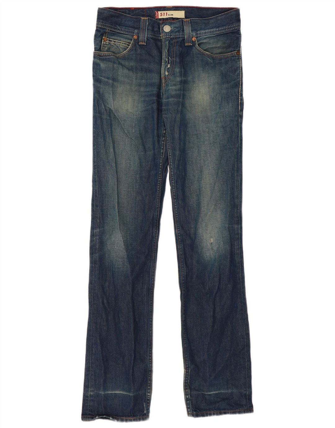Levi's Dame 511 Slim Jeans W30 L33 Blå