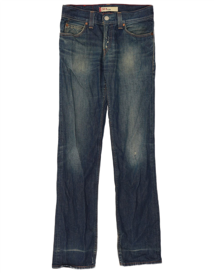 Levi's Dame 511 Slim Jeans W30 L33 Blå