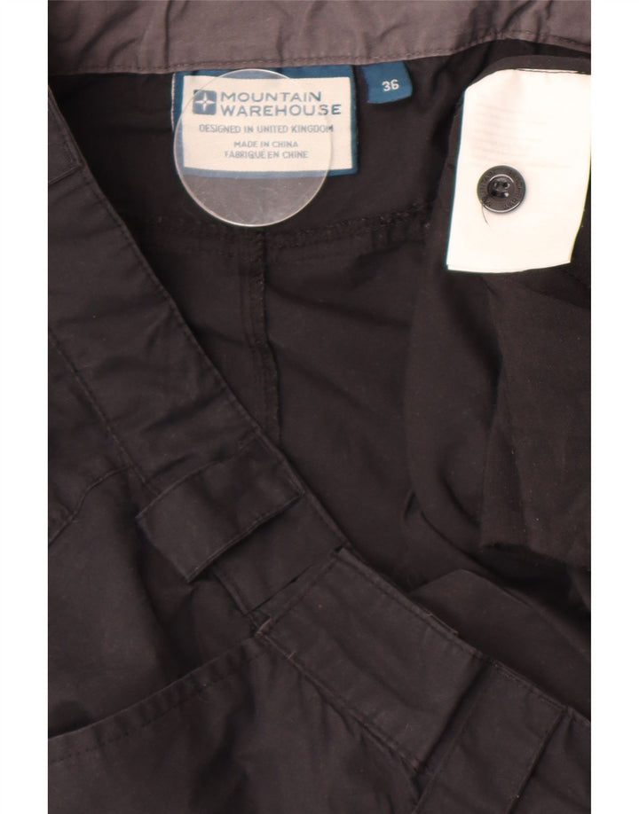 Mountain Warehouse Herre Straight Cargo Bukser W36 L31 Sort Polyester
