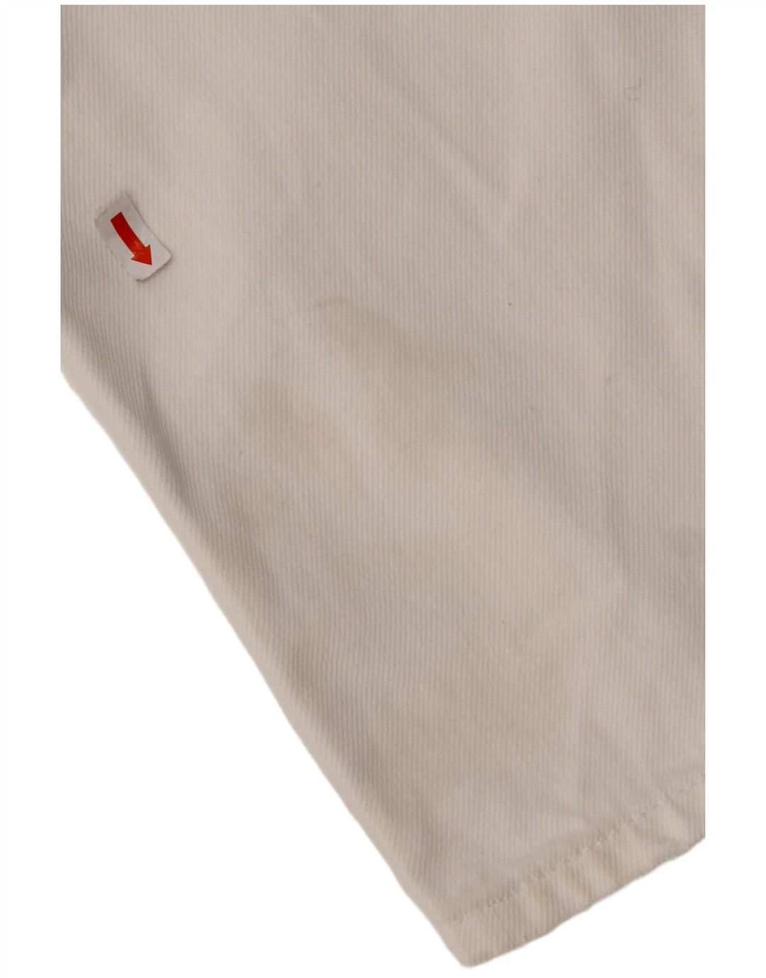 TOMMY HILFIGER Dame Distressed Straight Jeans W29 L28 Hvid Bomuld