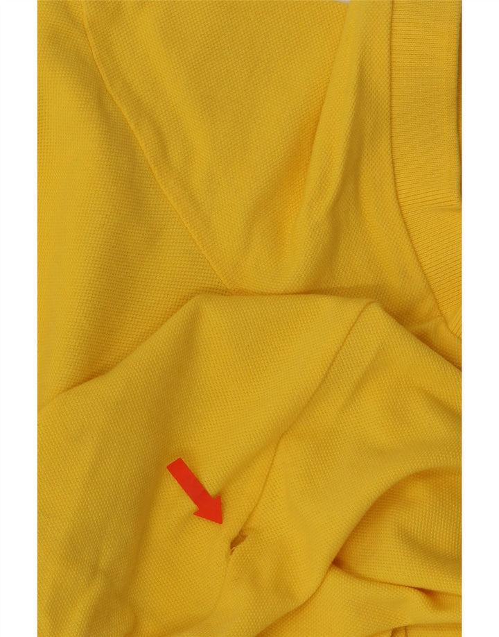 Benetton Herre Polo Shirt Lille Gul