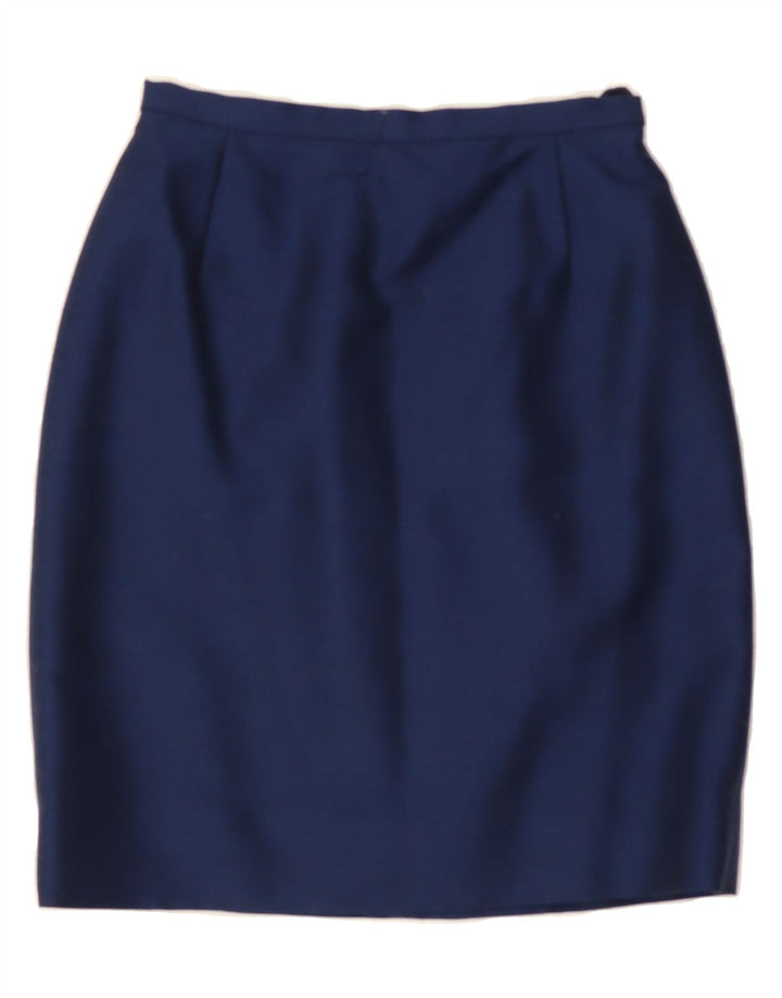 EASTEX Womens Pencil Skirt W22 2XS Navy Blue Vintage Eastex and Second-Hand Eastex from Messina Hembry 
