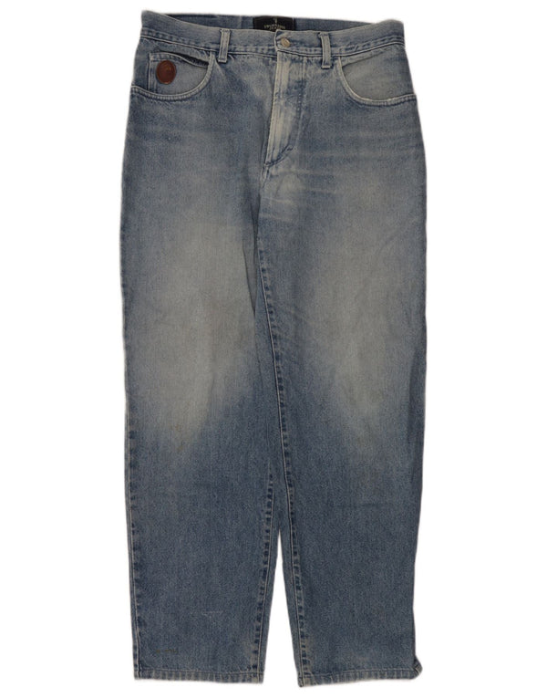 Trussardi Mens Tapered Jeans IT 50 Large W36 L30 Blue Cotton