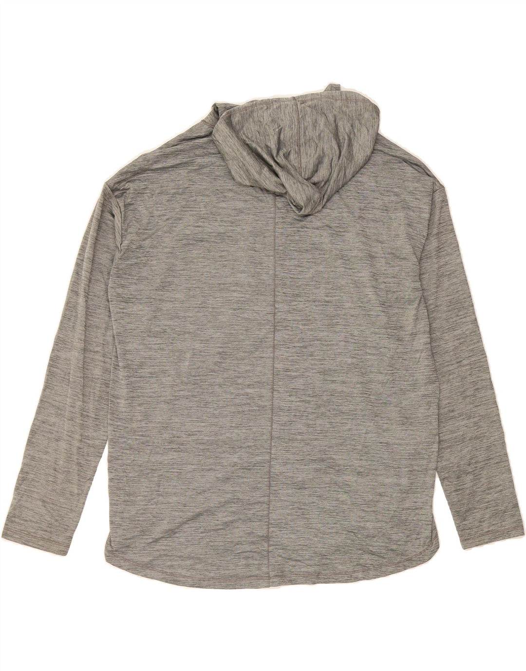 EDDIE BAUER Womens Oversized Hooded Top Long Sleeve UK 10 Small Grey Vintage Eddie Bauer and Second-Hand Eddie Bauer from Messina Hembry 