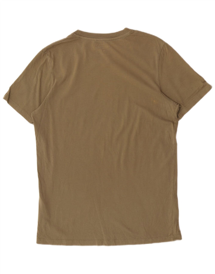 Jack & Jones Herre grafisk T-shirt Top Stor Khaki Bomuld